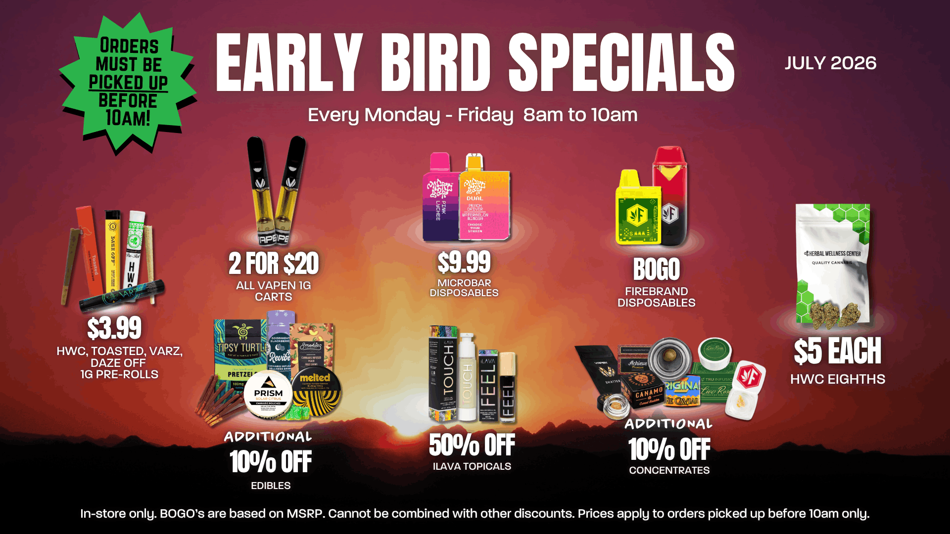 EARLY BIRD
